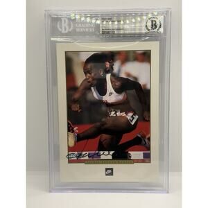 Jackie Joyner Kersee USA Gold Signed 5X7 Postcard Beckett COA Autographed.